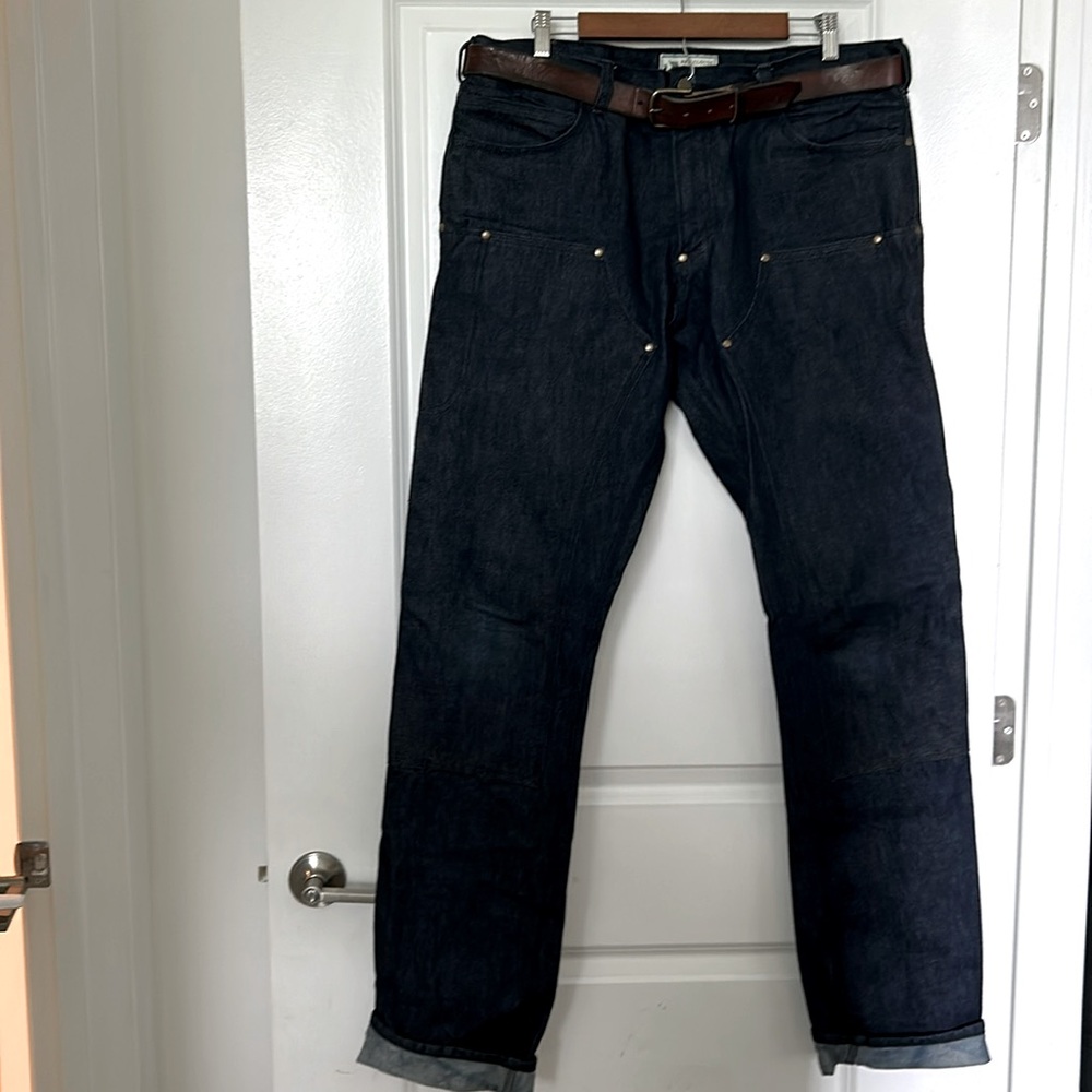 Red Clouds Collective Great Northern 36 denim work pant